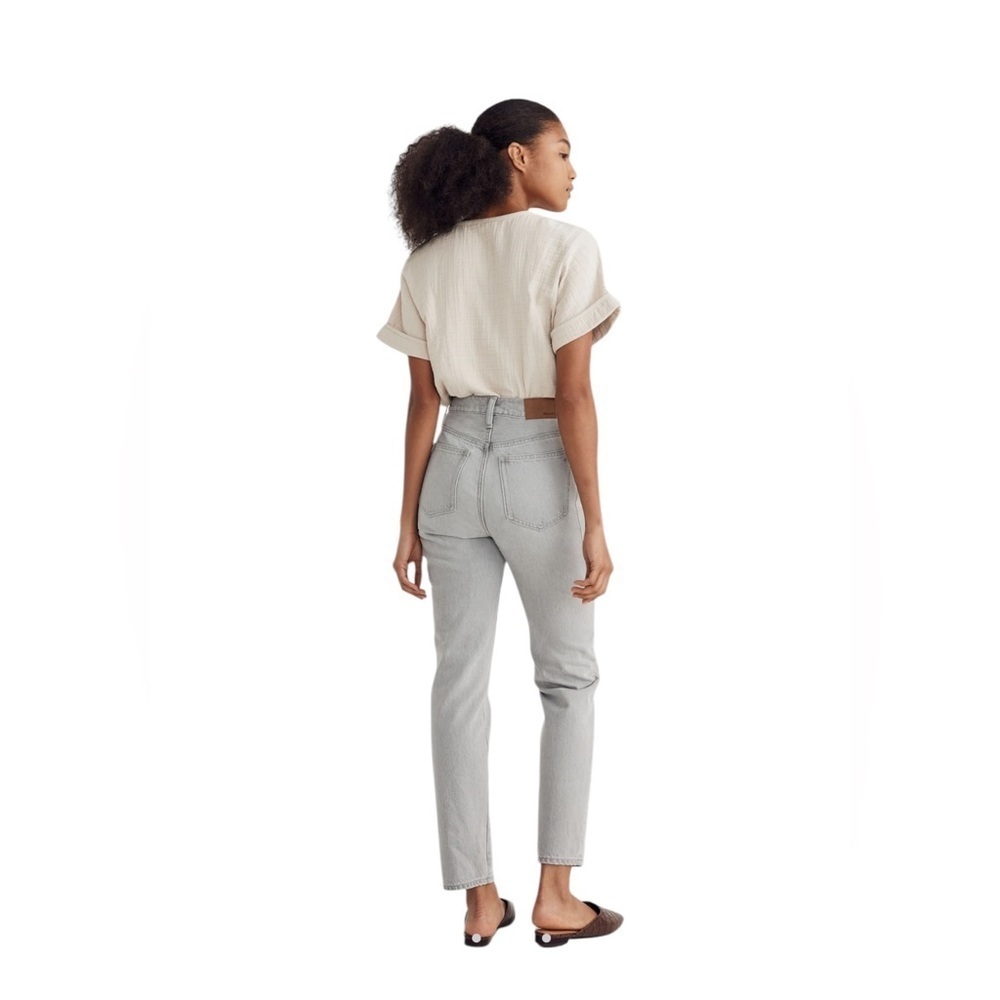 Madewell the perfect vintage straight jean in vervain wash high rise - Picture 4 of 14